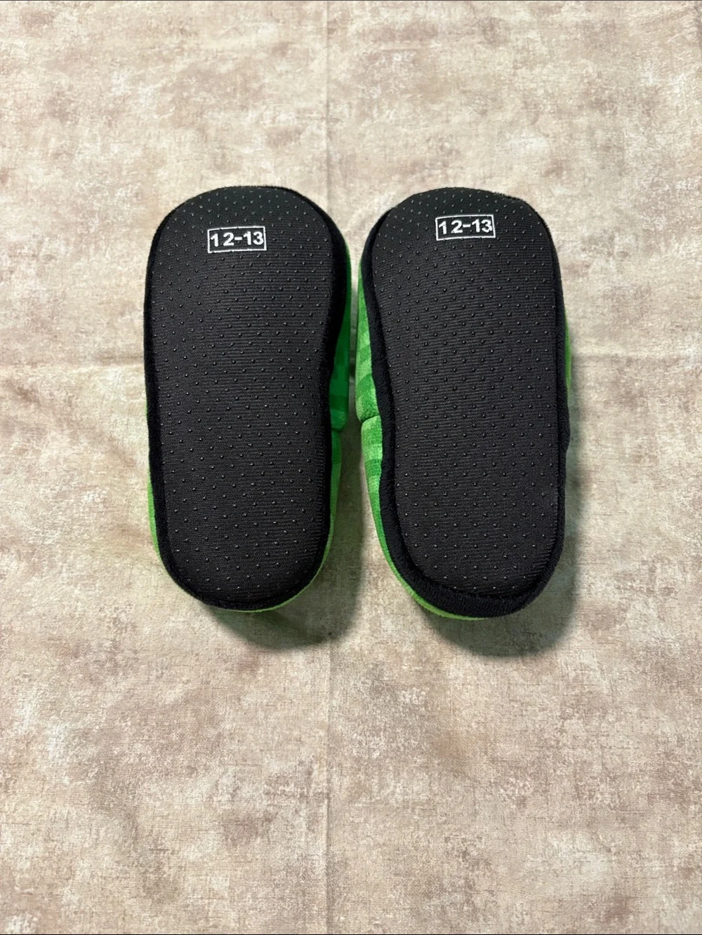 Kids Green Creeper Slip-On Slippers